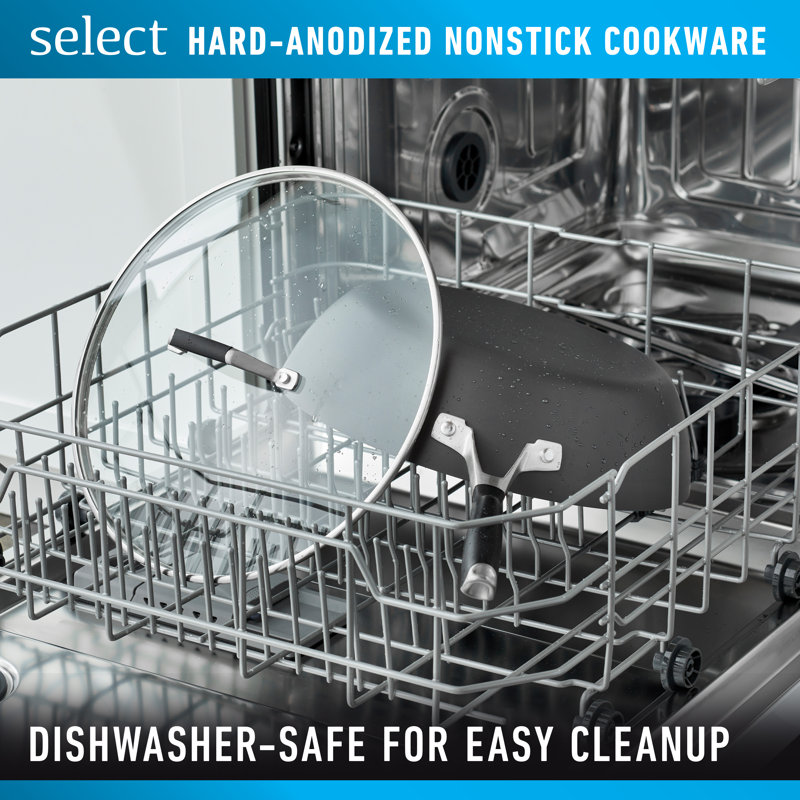 Calphalon Select by Calphalon HardAnodized Nonstick 12" Frying Pan with Lid & Reviews Wayfair